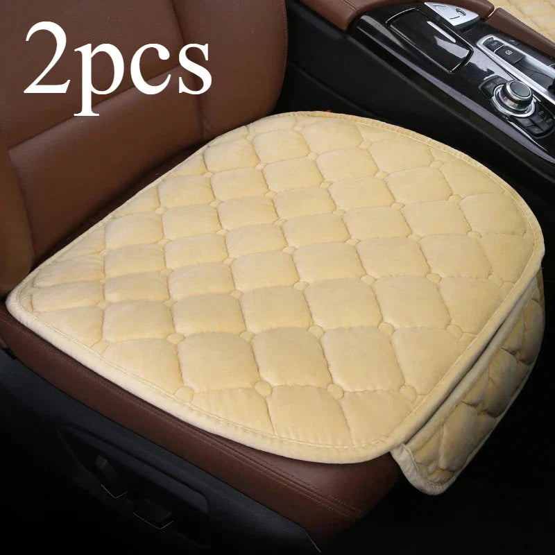 2-Pack Universal Car Seat Cushions | Soft Knit Polyester Cover