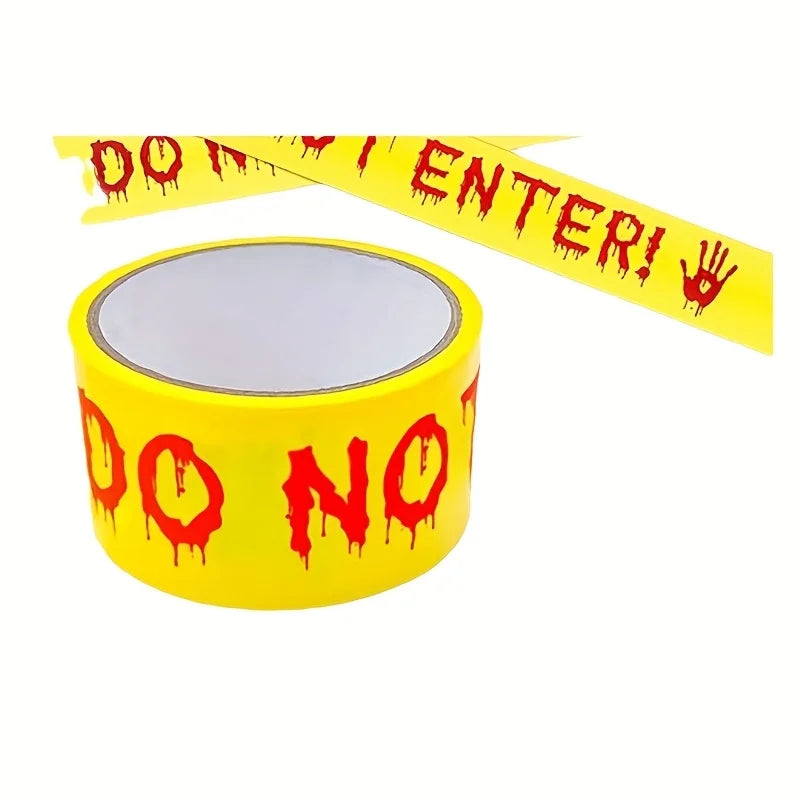 Halloween Warning Tape 1 9 Inches X 82 Feet Decoration Indoor Outdoor
