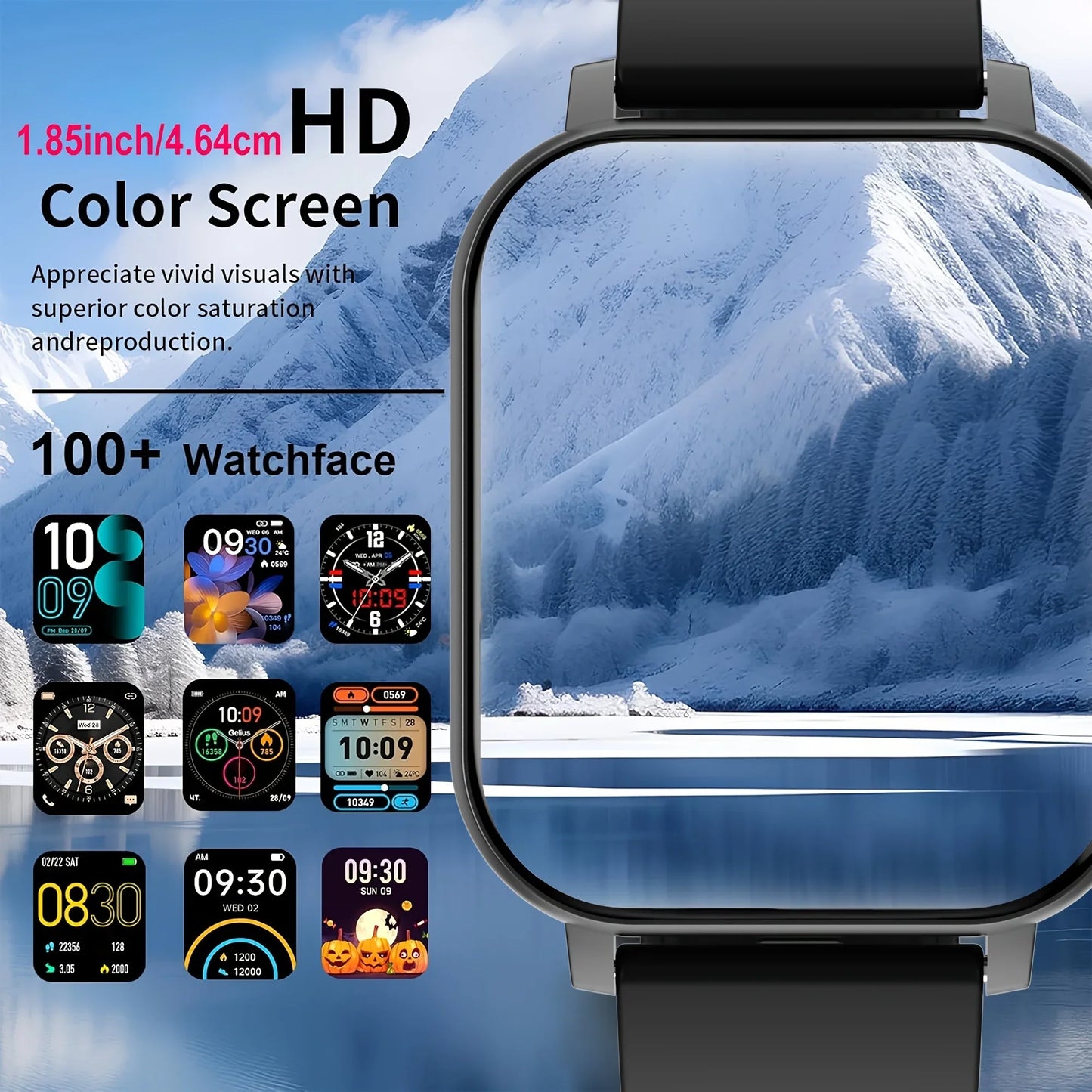 ERUN 1.83" Smartwatch – Wireless Calling, Sleep & Activity Tracker