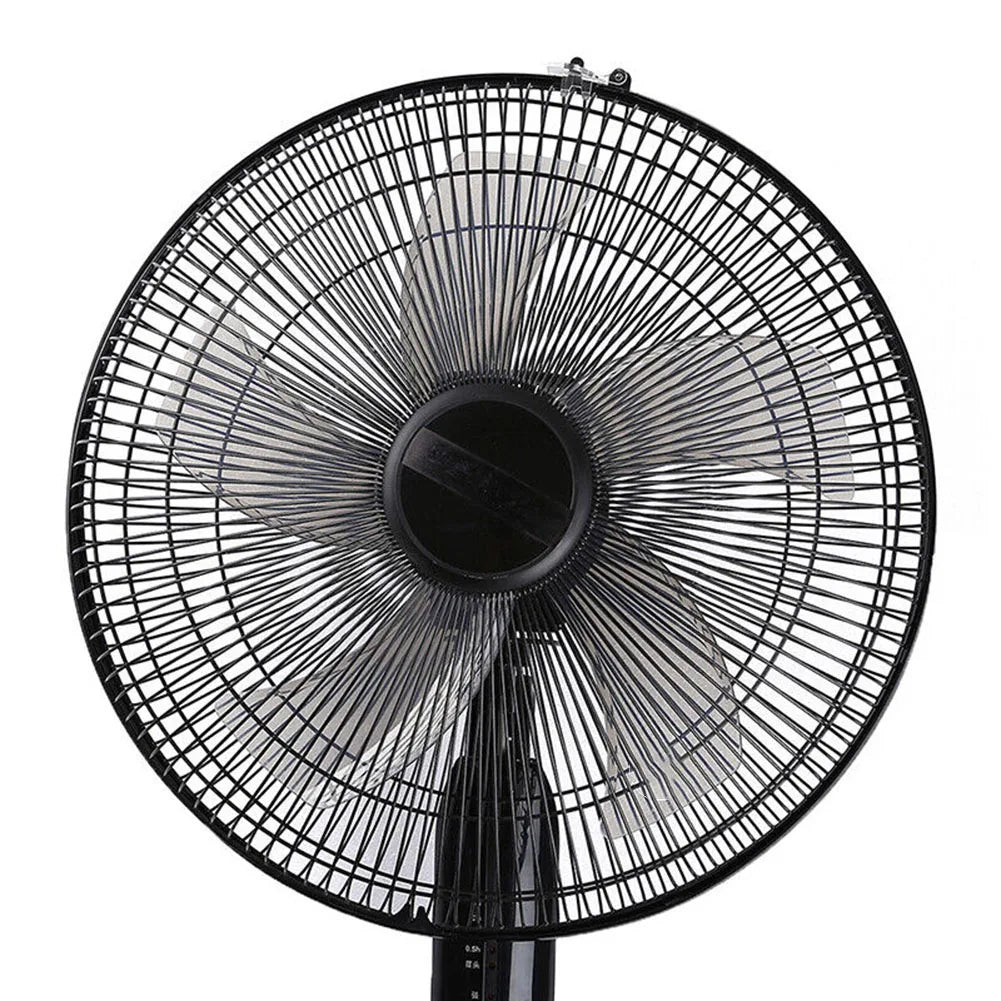 Household Plastic Fan Five Leaves Nut Cover Pedestal Transparent