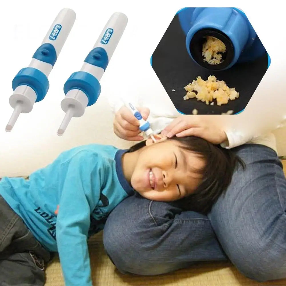 Electric Earwax Removal Kit – Portable Vacuum Ear Cleaner Ear Cleaning Device Peaceful Pleasures Health and Wellness