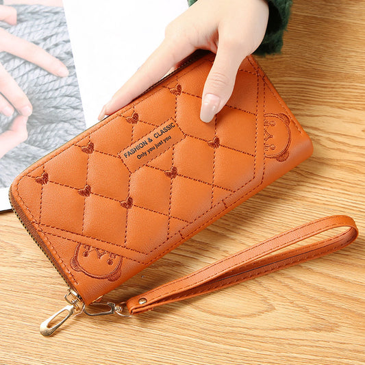 Long Wallet With Zipper Large Capacity Clutch Purse Multi Function Phone Coin Pouch For Women Peaceful Pleasures Health and Wellness