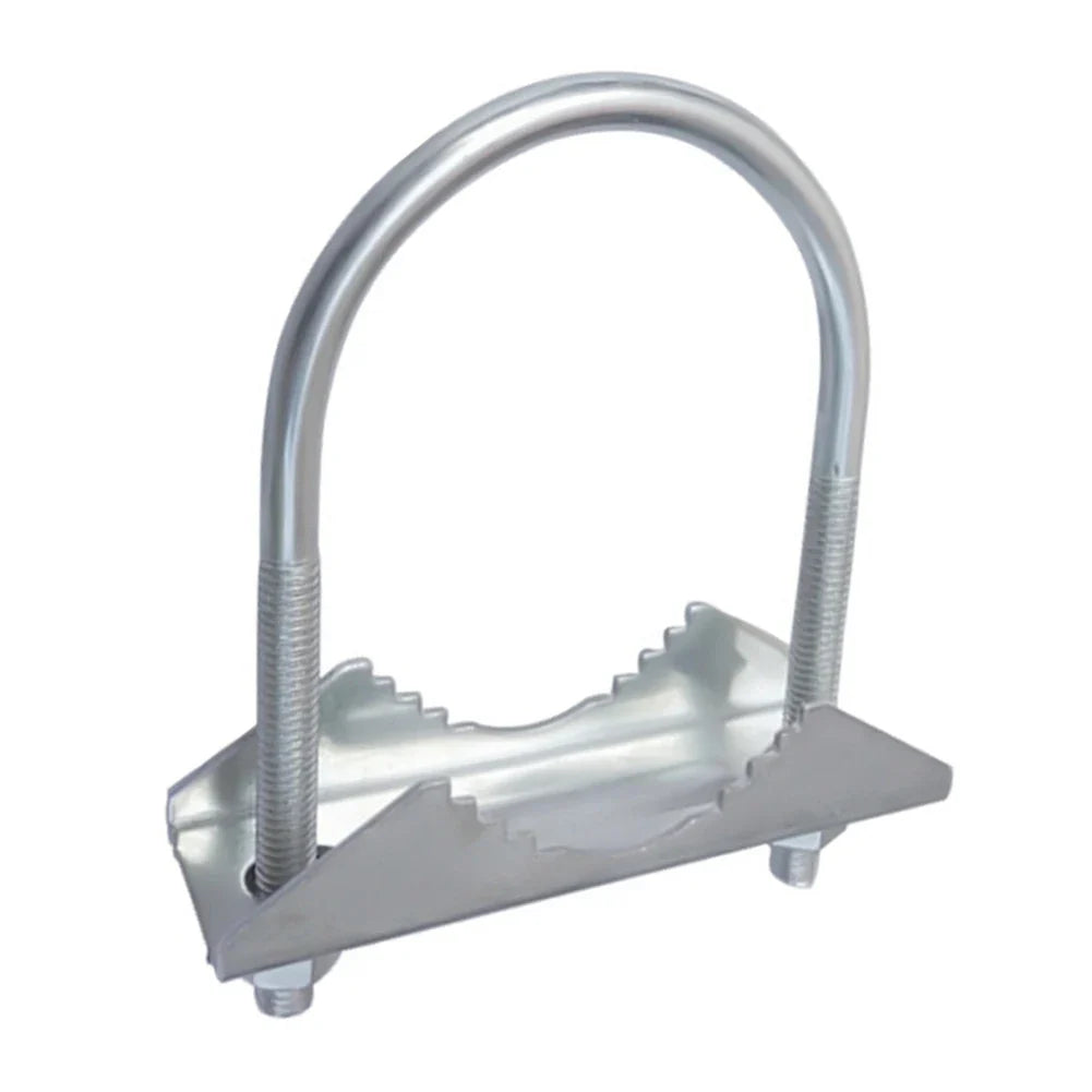 Heavy Duty U-Bolt Mast-to-Mast Antenna Mount Bracket Clamp Kit