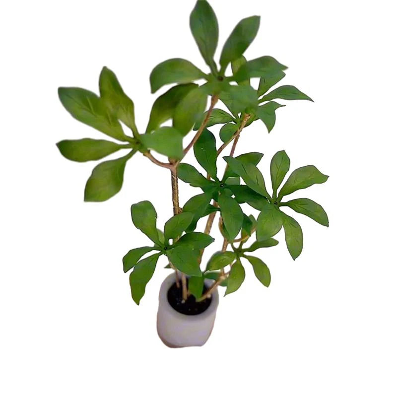 1:6 Dollhouse Miniature Potted Plant Bonsai Decor Accessory