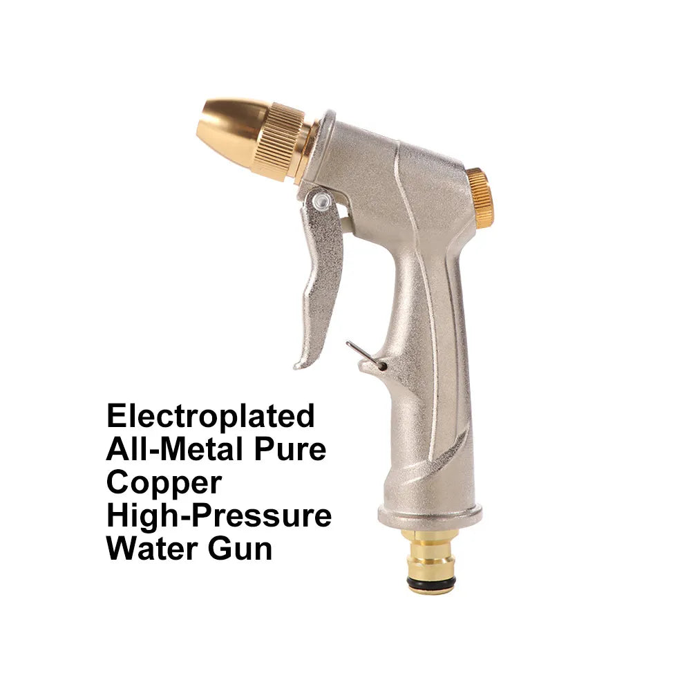7-Mode Aluminum Alloy High-Pressure Garden Hose Spray Nozzle