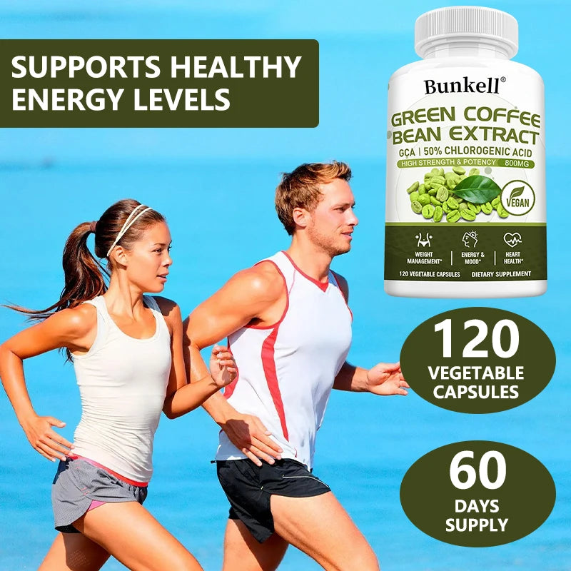 Green Coffee Bean Extract Capsules, Antioxidant, Support Metabolism & Daily Energy, Digestive & Cardiovascular Wellness Peaceful Pleasures Health and Wellness