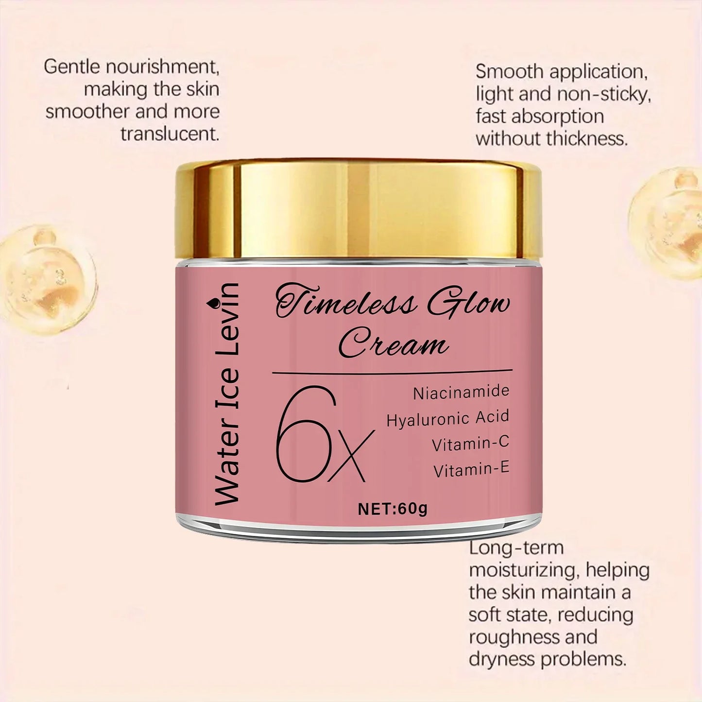 Timeless Glow Face Cream – Niacinamide, Hyaluronic Acid & Vitamin C