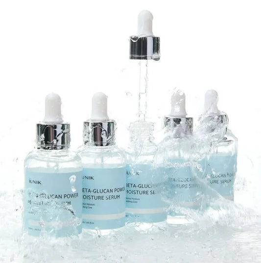 iUNIK Beta-Glucan Power Moisture Serum Blue No Niacinamide Safe Serum For All Skin Types 50ml Original Korea Brightening Essence Peaceful Pleasures Health and Wellness