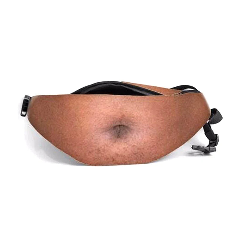 Dad Bod Beer Belly Fanny Pack – Funny Novelty Waist Bag