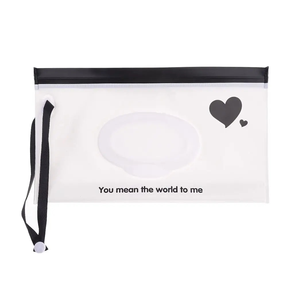 EVA Refillable Baby Wipes Pouch | Flip Cover Snap-Strap Holder