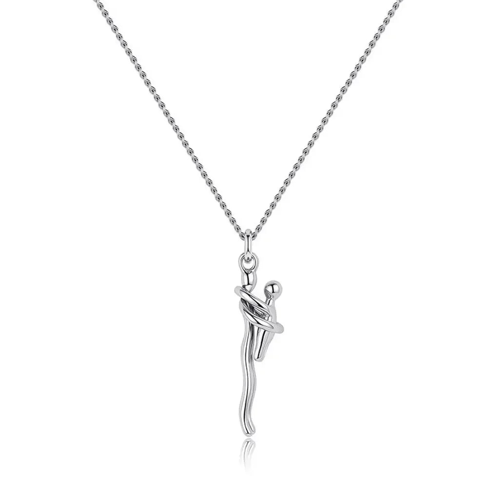 2026 NEW Hug Necklace Mother And Child Hug Pendant Love Embrace Jewelry Family Anniversary Valentine's Day Gift Peaceful Pleasures Health and Wellness 02
