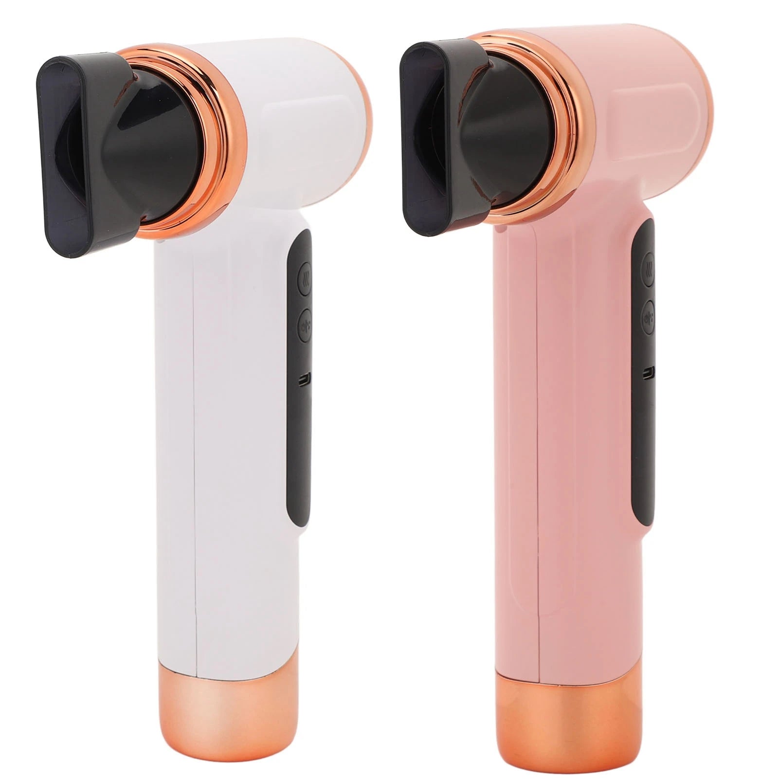Hair Blow Dryer 200W 15000mAh Portable Hair Dryer USB Rechargeable Multi Modes Lightweight Fast Drying with Nozzle for Travel Peaceful Pleasures Health and Wellness