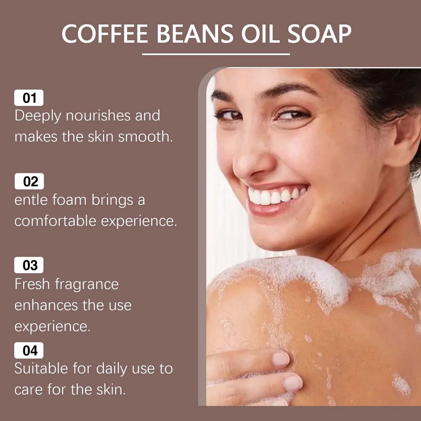 OceAura Coffee Essential Oil Soap – Moisturizing Sensitive Skin