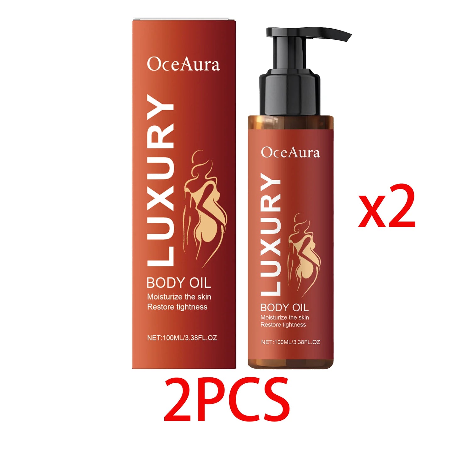 OceAura Rosehip Coffee Firming Body Oil – Deep Moisture 100ml