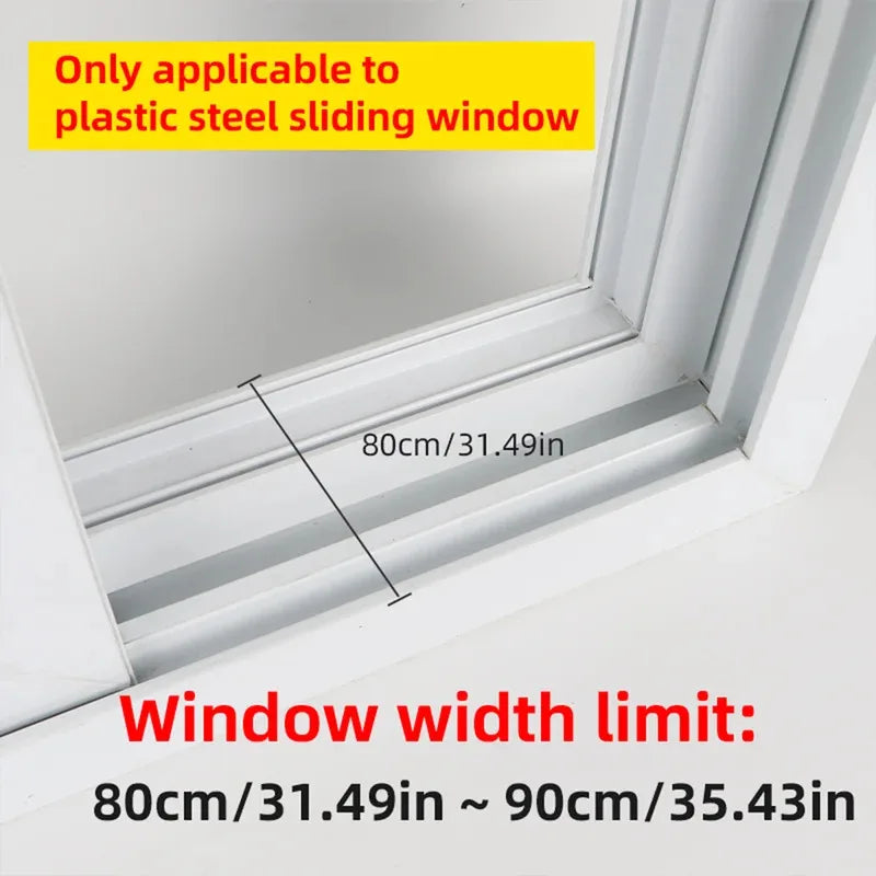 Special Seal Strip for Plastic Steel Sliding Windows - 3m Outer Seal + 3m Inner Seal + 3m Middle Gap Seal, Complete Set for Comp Peaceful Pleasures Health and Wellness