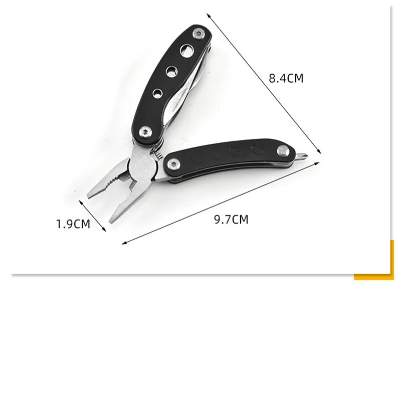 Stainless Steel Folding Multi-Tool Pliers | EDC Pocket Tool