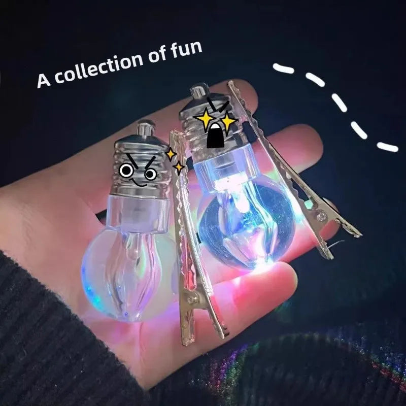 Light Bulb Hair Clip – Sparkling Festival & Concert Edge Clip