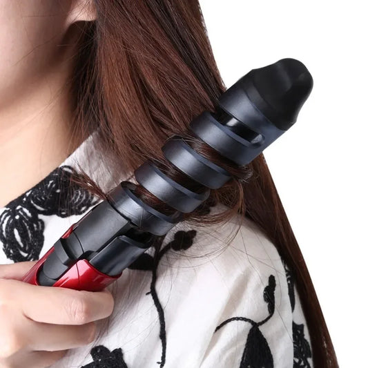 Professional Fast-Heating Electric Hair Styler - Magic Spiral Curling Iron Roller, Pro Styling Tool Peaceful Pleasures Health and Wellness
