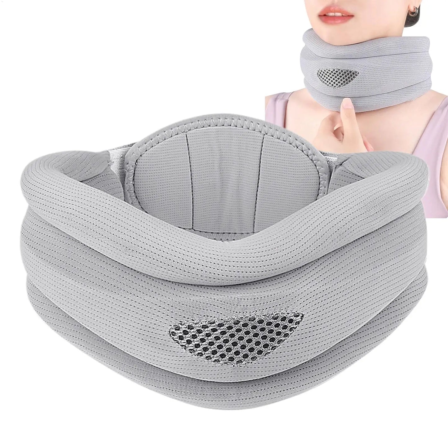 Adjustable Soft Foam Neck Brace – Cervical Collar Support