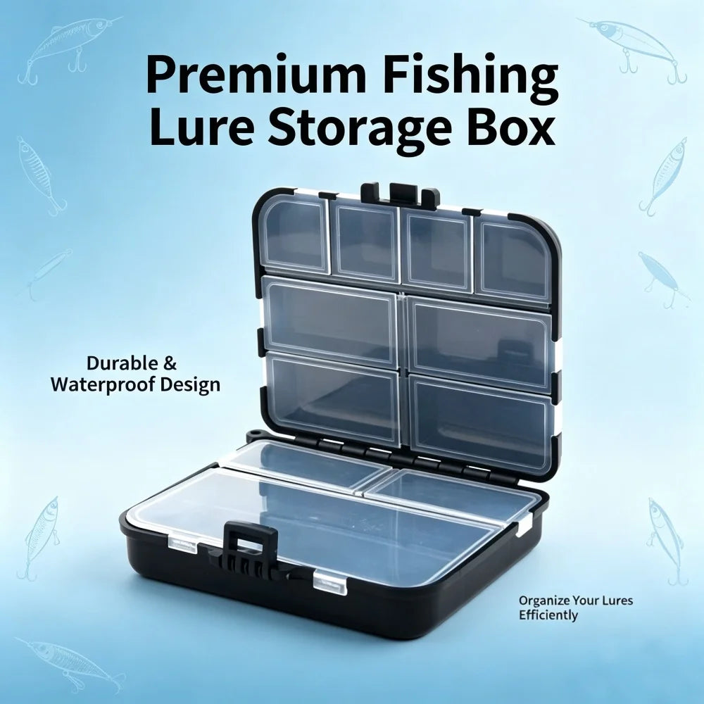 Fishing Accessories Storage Box Double Sided Bait & Hook Box Carp Luya Fishing Gear Organizer Multifunctional Fishing Parts Peaceful Pleasures Health and Wellness
