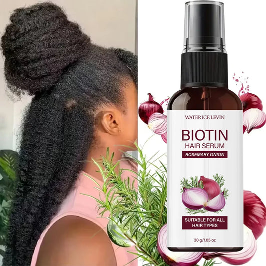 Biotin Rosemary Onion Hair Growth Serum – All Hair Types Hair Growth Serum Oasis Select