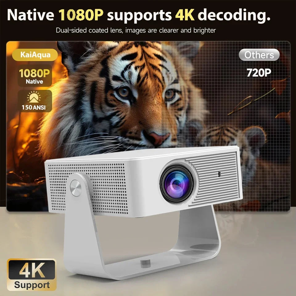 2025 X3 Projector Portable Projector Wifi Smart 1280 720P Full HD Office Home Theater Video Mini Projector Mobile Projection Peaceful Pleasures Health and Wellness
