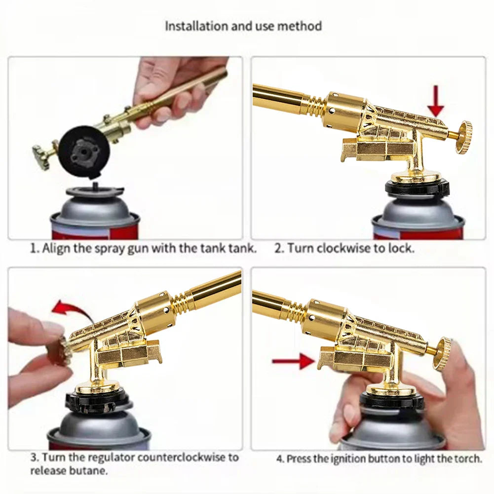Portable Butane Gas Torch – Welding, Soldering & Cooking
