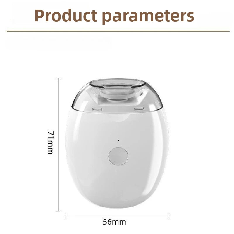 Electric Nail Grinder Pain-Free Technology Automatic Fingernail & Toenail Clipper with LED Light Grinding Head Port Peaceful Pleasures Health and Wellness while