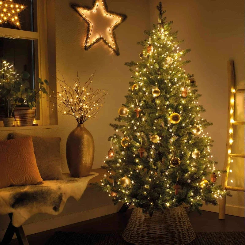 LED Waterfall Christmas Tree Lights 1.5M–3M | Outdoor Waterproof