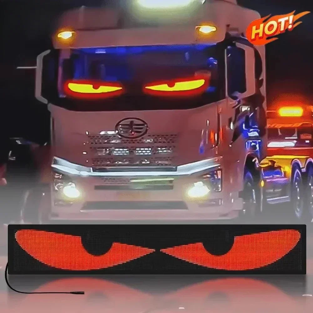 Devil's Eye RGB LED Matrix Panel – Car & Truck Windshield Sign