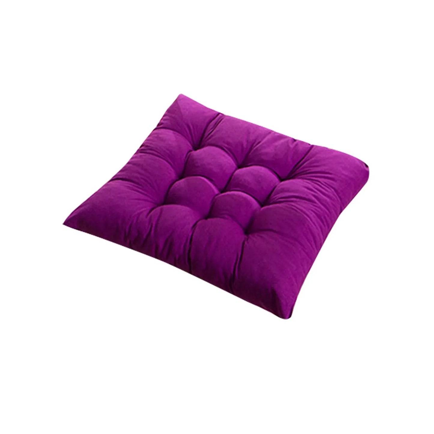 40cm Throw Pillow Chair Fixed Rope Non-Slip Seat Cushion Nap Pillows Home Office Chair Cushion Seat Soft Pad Pillow Sofa Cushion Peaceful Pleasures Health and Wellness Purple