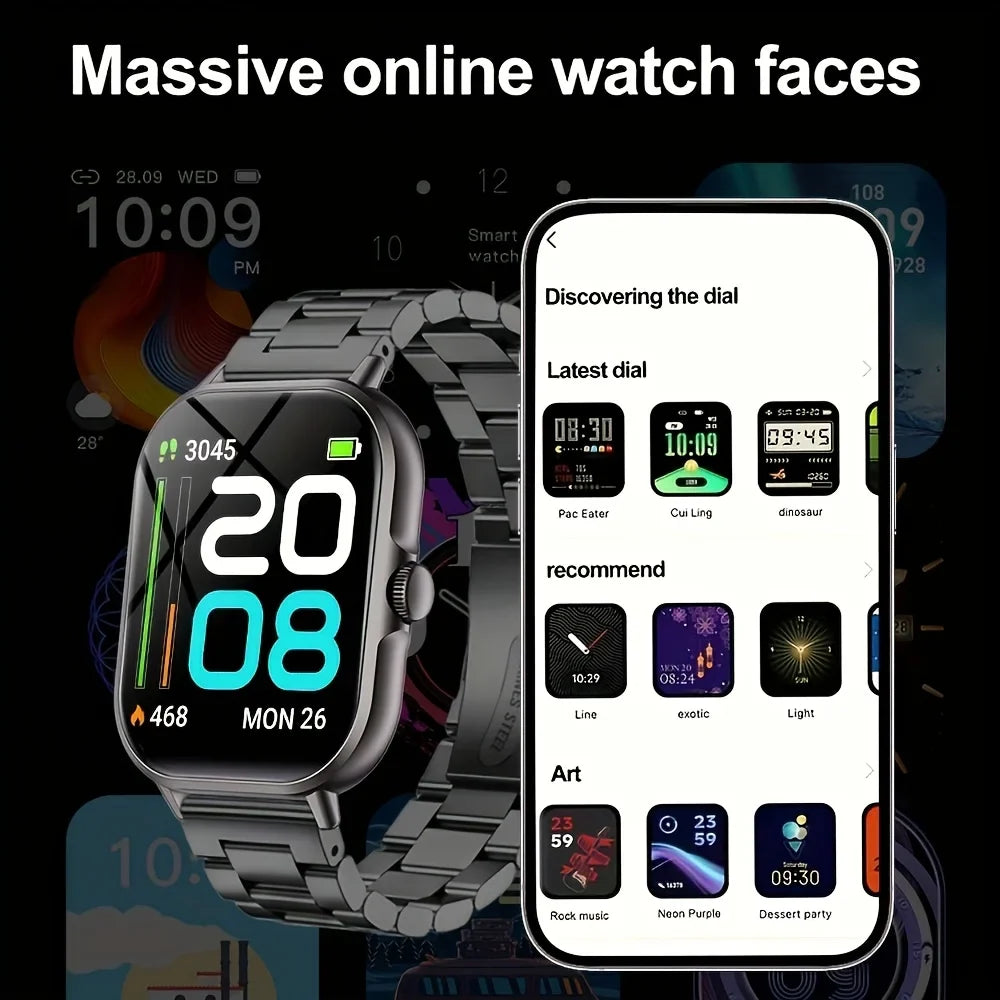 ERUN Smart Watch 2.01" Touch Screen, Call & Sleep Tracker