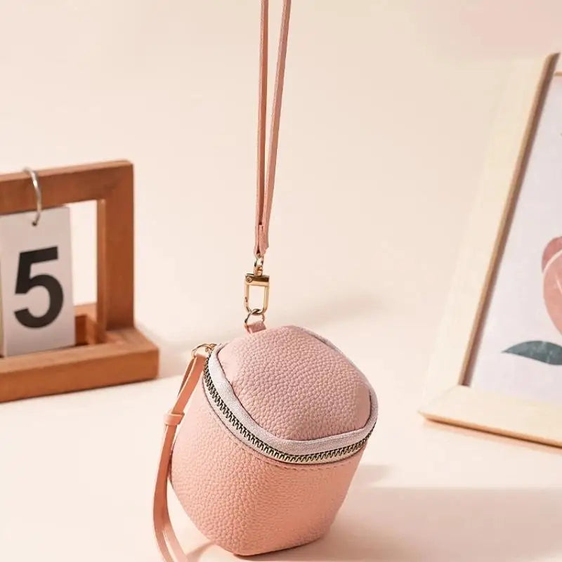 Vintage PU Leather Cosmetic Bag – Zipper Travel Makeup Pouch
