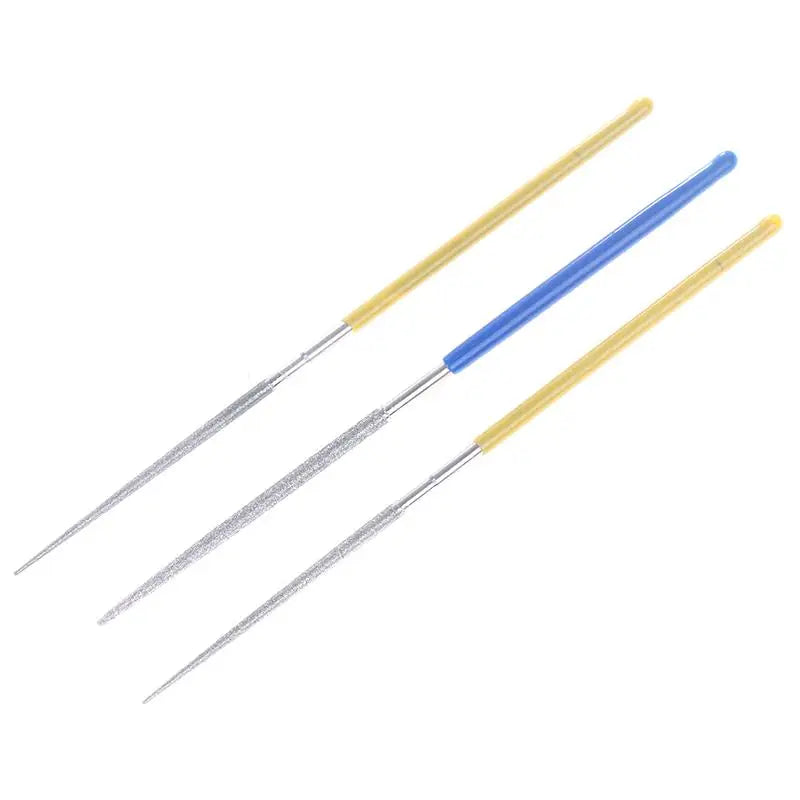 High Quality 150/200/400# 2mm Small Round Diamond Needle Files Alloy Hand Tools DIY For Grinding Metal Jewely Stone Wood Peaceful Pleasures Health and Wellness