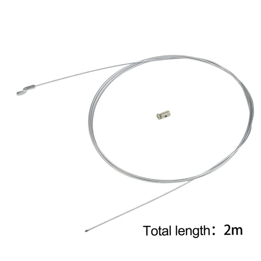 Z-hook Lawn Mower Train Engine Brake Wheel Drive Throttle Cable Rope Peaceful Pleasures Health and Wellness White 1