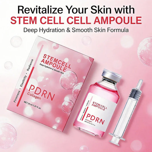 PDRN Collagen Stem Cell Ampoule Hydrating Facial Serum 30ml Facial Ampoule Serum Peaceful Pleasures Health and Wellness