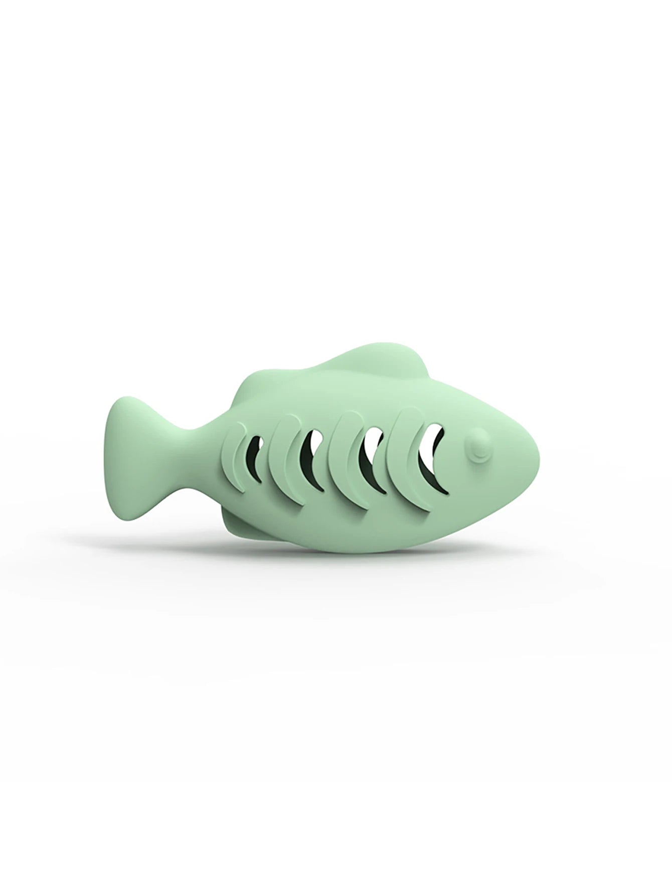 Fish-Shaped Silicone Cat Chew Toy | Interactive Treat Dispenser