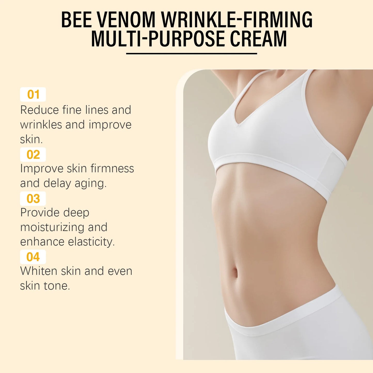 Bee Venom Firming Cream – Anti-Aging Lifting Body Cream