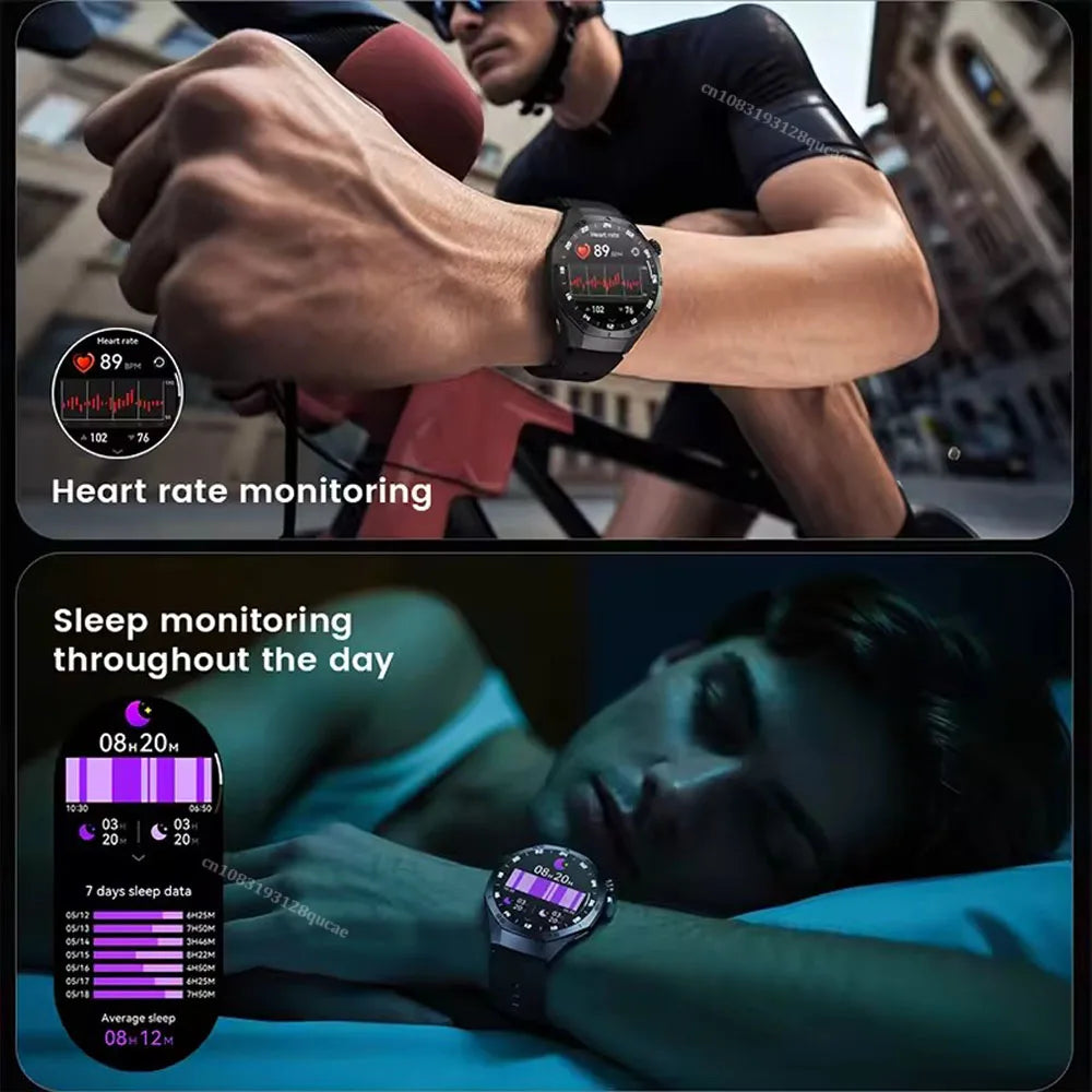 2026 New Smart Watch Men's 1.52 HD Screen Bluetooth Talk Heart Rate Monitor Men Women NFC Outdoor Sport Tracker Smart Watch MA27 Peaceful Pleasures Health and Wellness