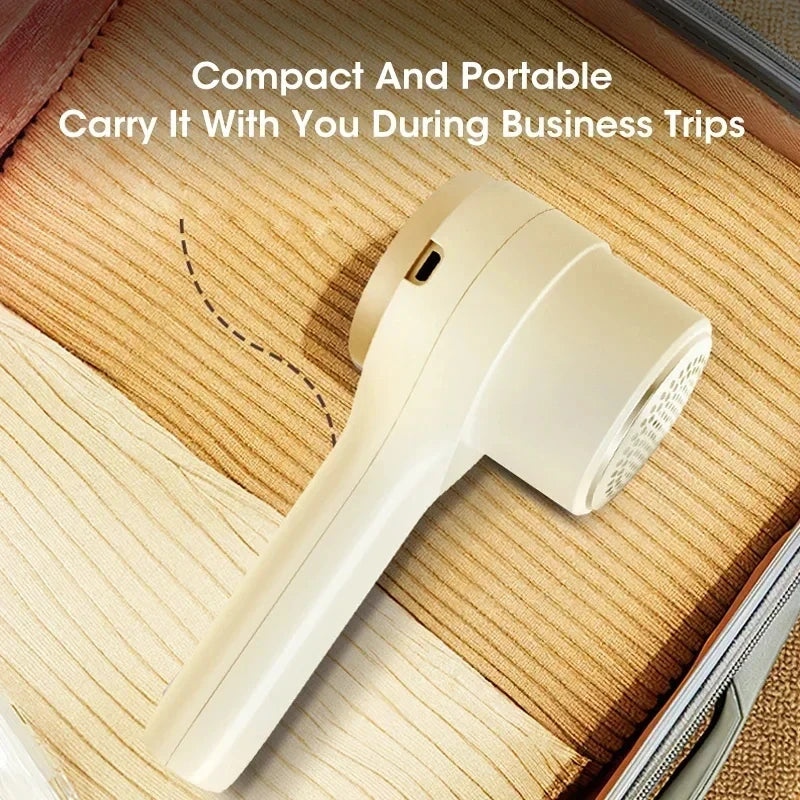 Electric Lint Remover Fabric Shaver – Rechargeable, LED Display