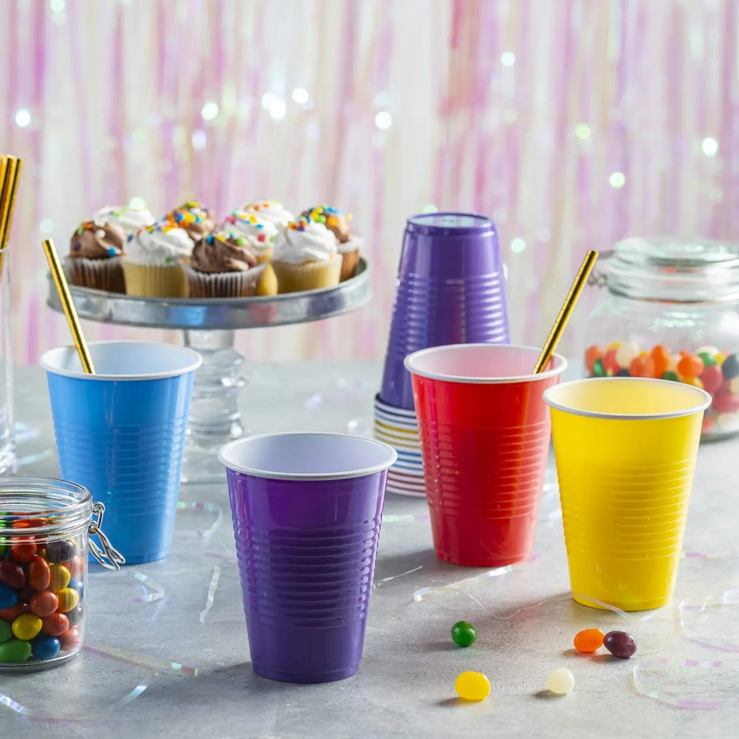 10PCS 16 OZ Party Cups for Home Party Birthday Wedding Peaceful Pleasures Health and Wellness