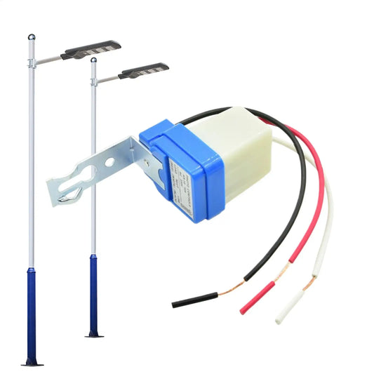 Photocell Street Light Auto Switch Sensor 12V–220V 10A IP44 Photocell Light Switch Peaceful Pleasures Health and Wellness