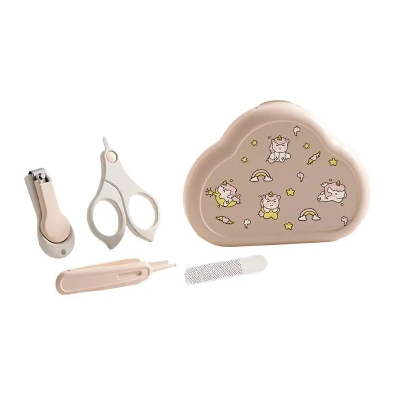 Baby Nail Care Kit – Trimmer, Scissors, File & Tweezers Set