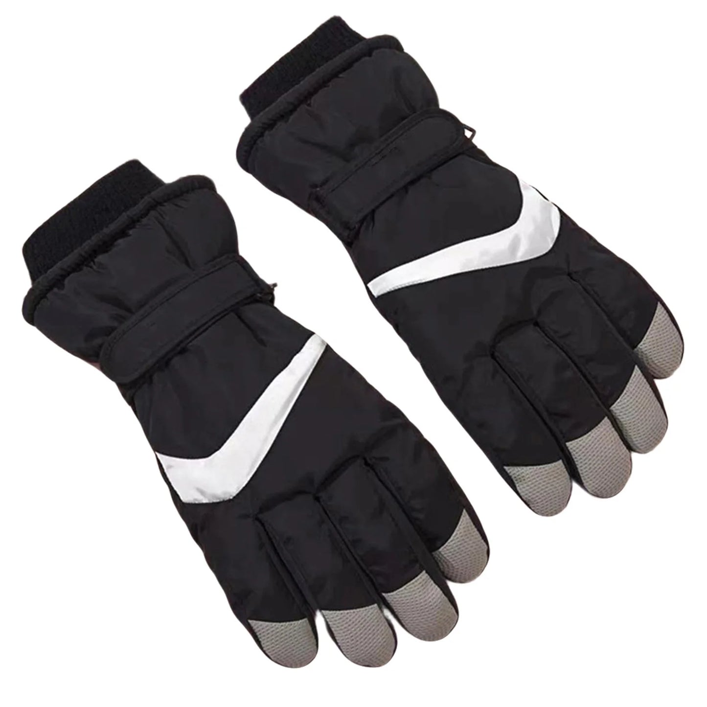 Winter Touchscreen Ski Gloves – Fleece-Lined Windproof Unisex