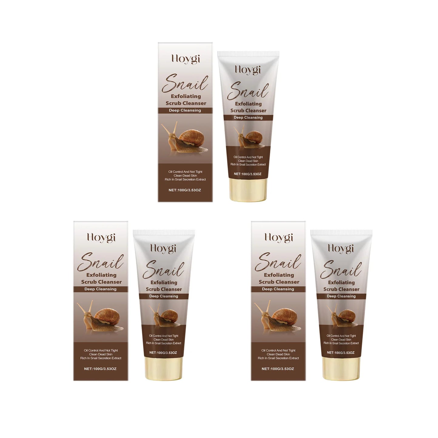 Snail Mucin Exfoliating Face Wash – Brighten & Hydrate 100g