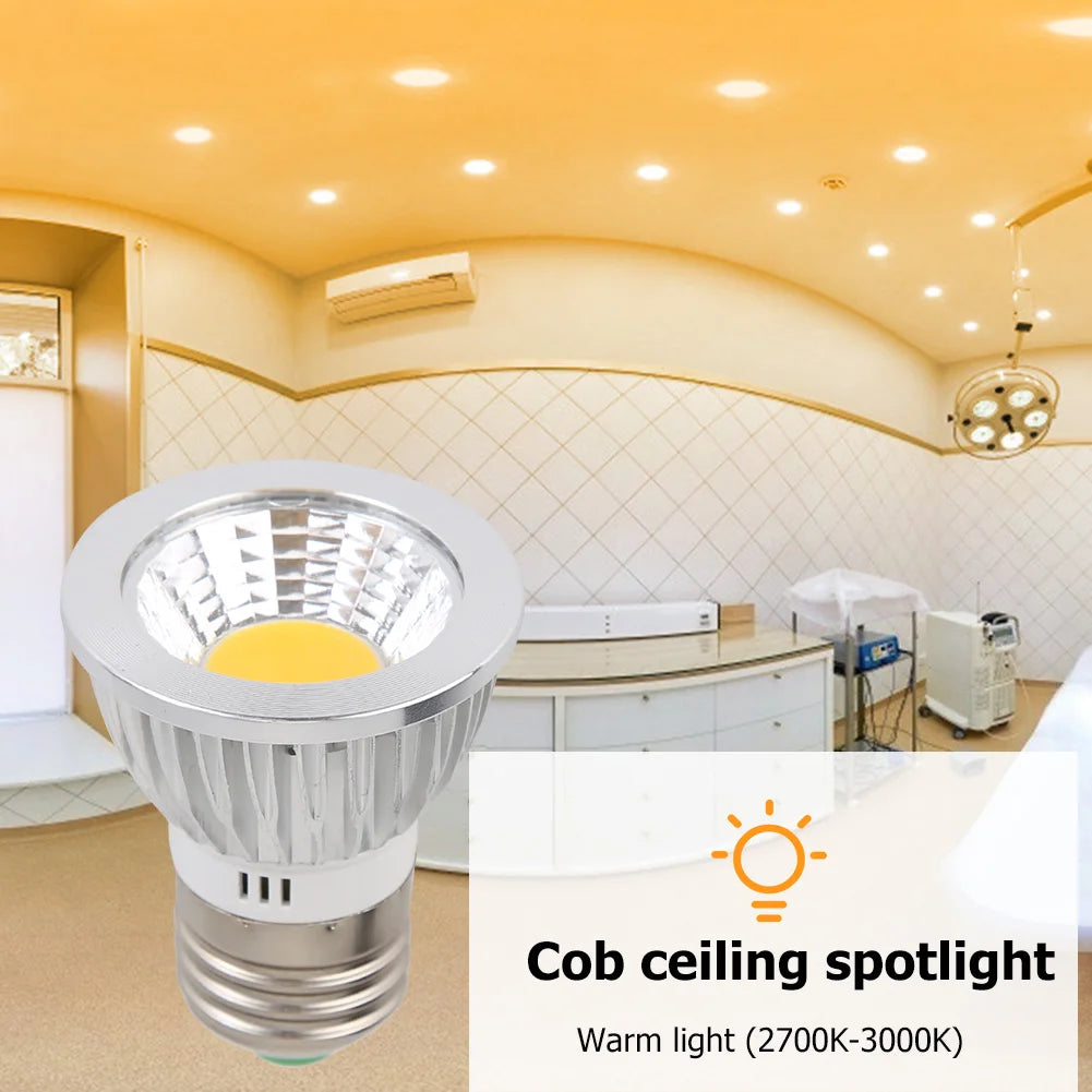 COB Spotlight 9W LED Bulb E27 – Warm & Cool White Home Light LED Light Bulb Peaceful Pleasures Health and Wellness