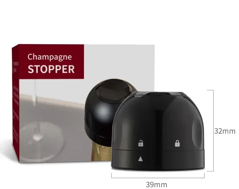 Silicone Champagne & Wine Bottle Stopper | Vacuum Seal