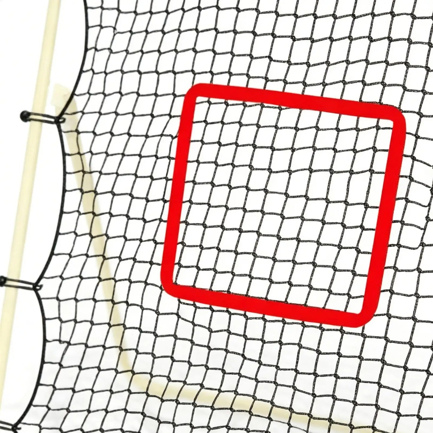 Portable Volleyball Rebounder Net with Target Rings | 7x4ft