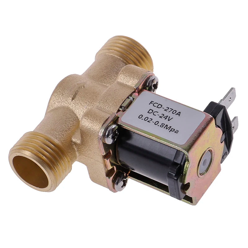 Brass Solenoid Valve G1/2" – 12V 24V DC / 220V AC | HELTC