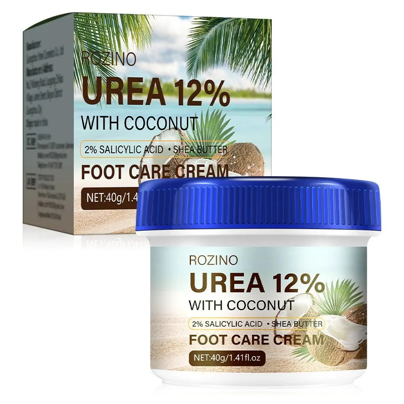 Coconut Foot Cream Prevents Foot Cracking Moisturizes Nourishes Providing Dual Protection for Rough Skin Foot Treatment 40g Peaceful Pleasures Health and Wellness 40g